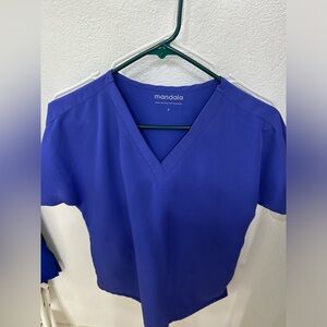 Purple/blue scrub set